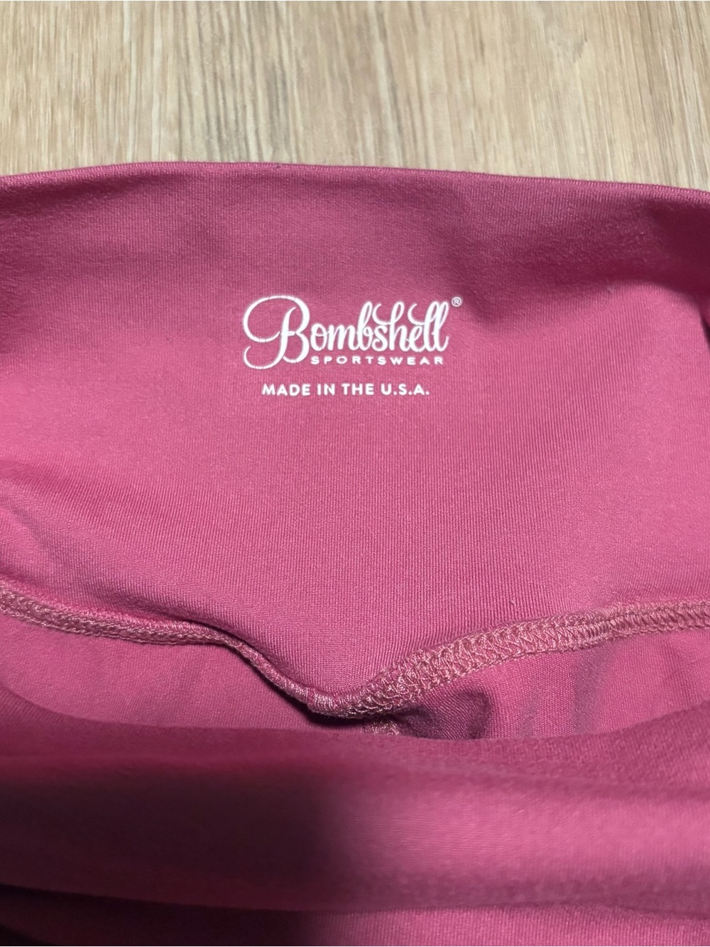 Bombshell Sportswear Rose Pink Joggers with Striped Rib Cuffs - Picture 2 of 5